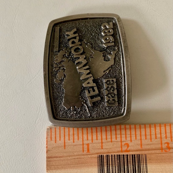 82 Case Equipment Heavy Machinery Tractor Buckle  2/3 Inch - Picture 3 of 9